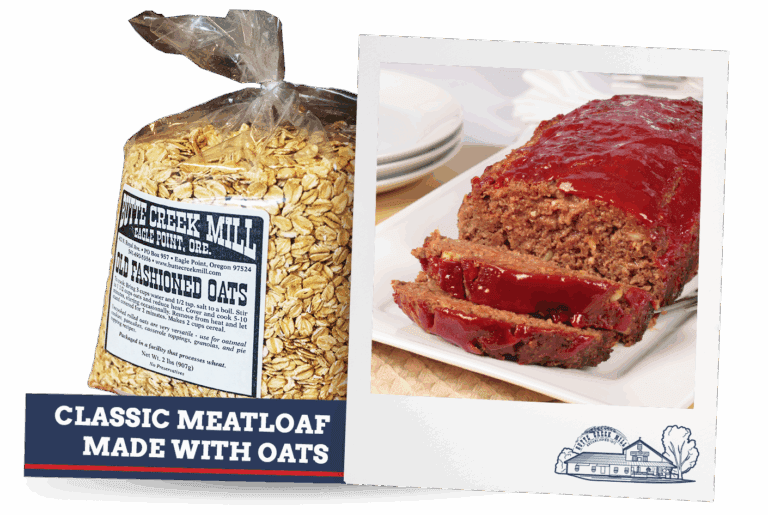 Classic Meatloaf Made with Oats
