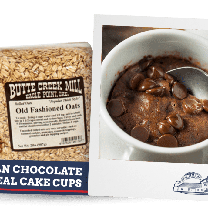 Vegan Chocolate Oatmeal Cake Cups